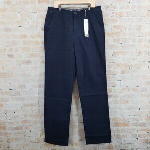 NWT Cutter & Buck Beckett Dress Pant Liberty Navy Blue Men's 36 x 38 Cotton